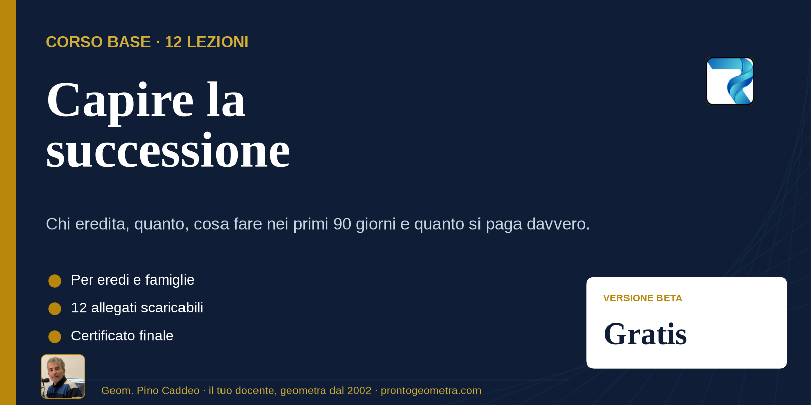 Copertina del corso base sulle successioni